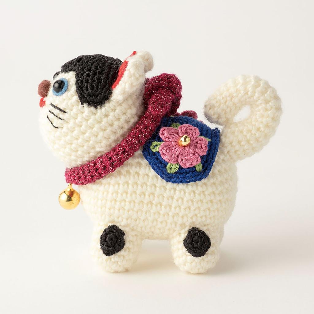 Olympus Thread Amigurumi Kit, Paper Mache Dog MK-80