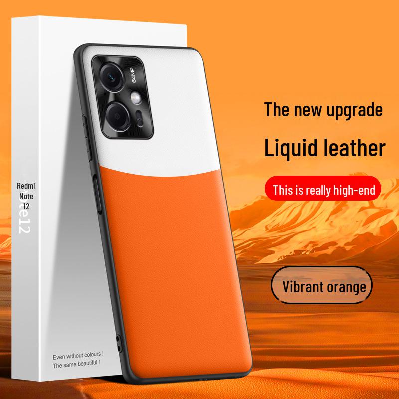 Чехол для телефона Redmi Note 12 Liquid Leather: Защитный чехол от падений и обрастания. Цельная конструкция, возможна доставка.