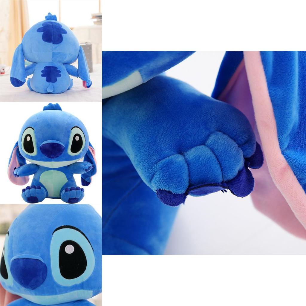 Lovely Lilo Stitch Plush Blue Toy For Kids Soft Stuffed Cuddly 30cm Home Decor