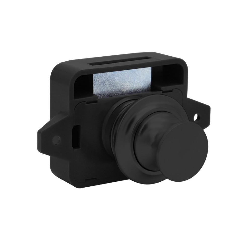 Keyless Catch Lock Hardware Cabinet Knob Drawer Button Locks Motorhome