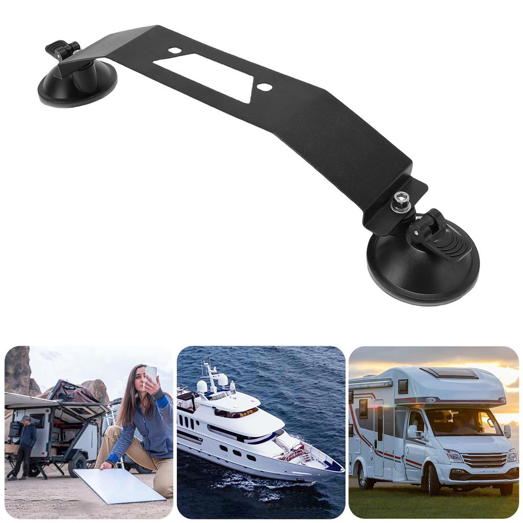 Спутниковое крепление на присоске для стекла автомобиля и люка Алюминий ABS Стабильный комплект для крепления спутниковой тарелки на присоске для лодки, автодома, вождения