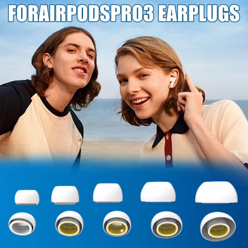 Для Apple AirPods Pro 3 Насадки на уши Сменные резиновые насадки Мягкие силиконовые накладки на наушники Аксессуары Для AirPods Pro 3