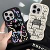 Чехол для iPhone 11 15 Plus 13 14 8 XR 16 Pro Max 17 Air 12 Мягкая накладка на телефон Мультяшный милый кот