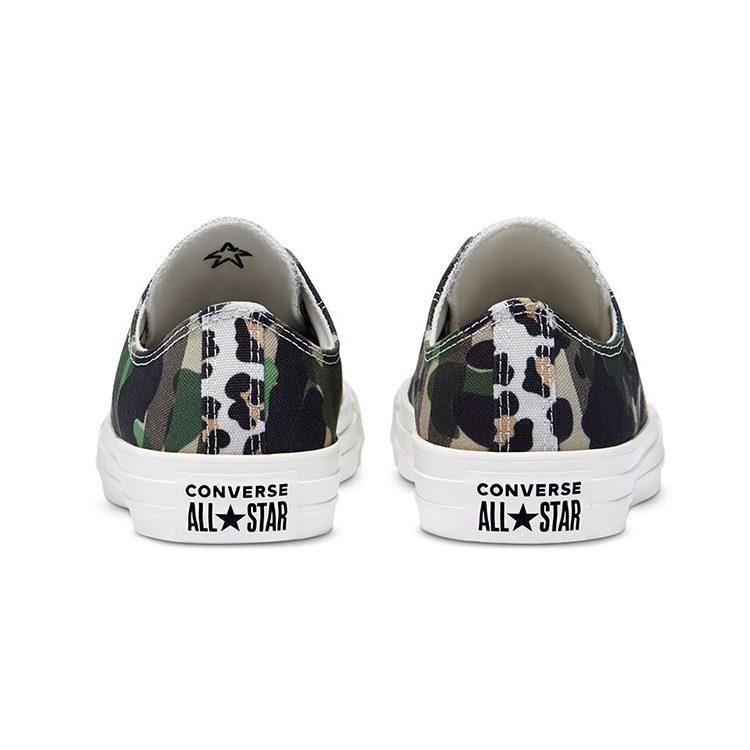 Converse Кеды Chuck Taylor All Star Low Top Камуфляжно-зеленые Женские 570780C