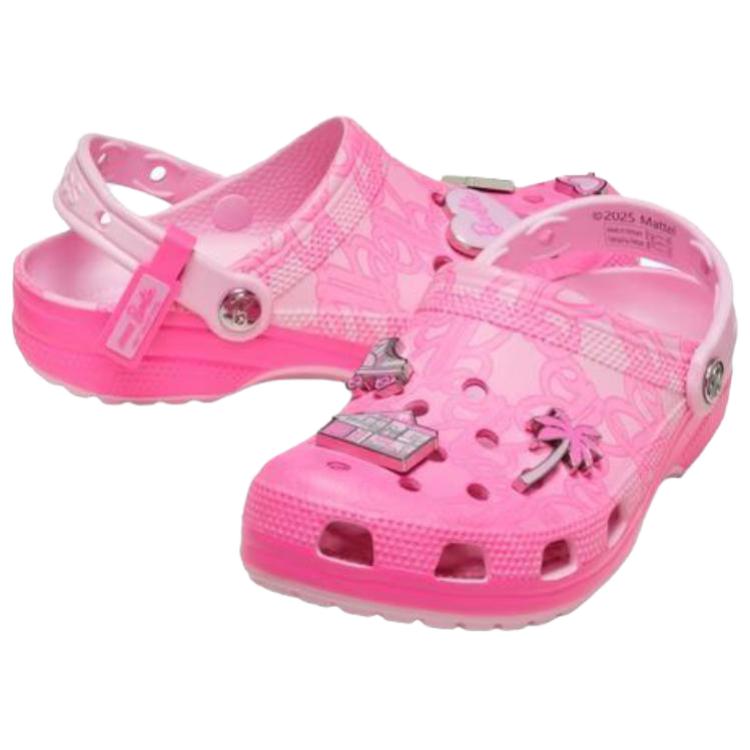 Barbie x Crocs Классические клоги Клоги Унисекс Розовые 211405-90H