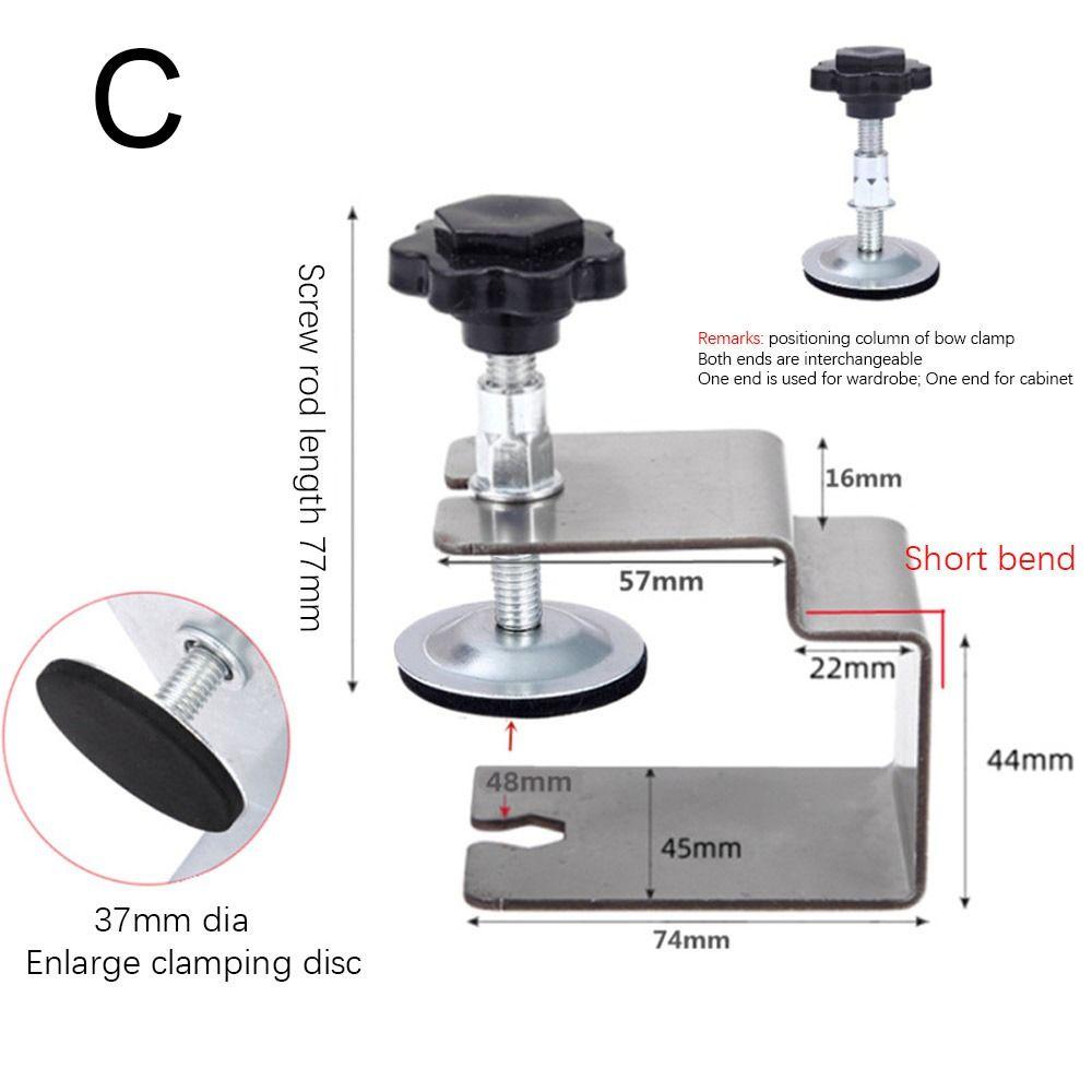 Стабильные аксессуары Деревообрабатывающий крепеж Зажим для установки ящика Фурнитура Шаблон Передняя панель ящика