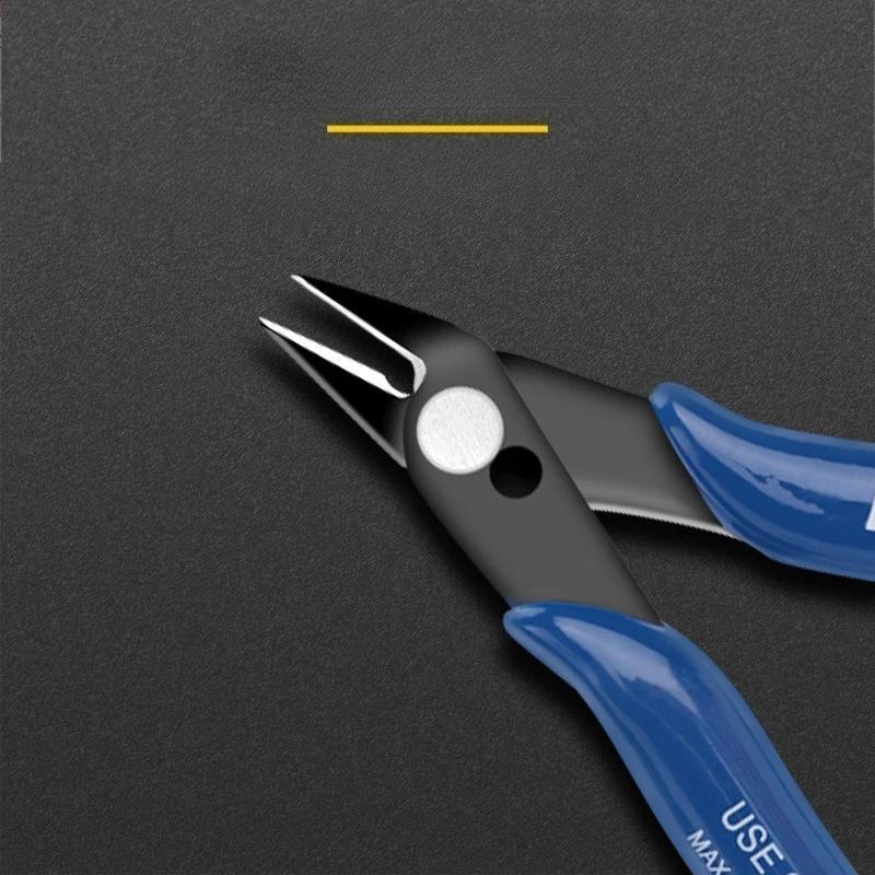 Бокорезы из углеродистой стали, плоскогубцы с заостренными губками, маленькие кусачки для проволоки, плоскогубцы с носиком для DIY, ручной работы