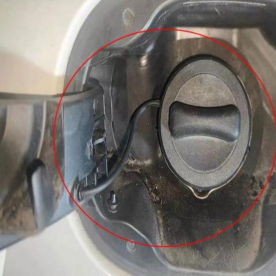 Yousheng Fuel Cap Tether for Mercedes-Benz C Class E Class S Class A2214700605 Durable Replacement Part Black Plastic Anti-Loss Retainer Rope