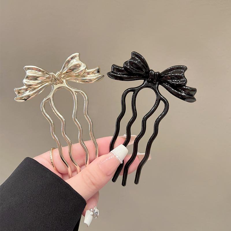 Hollow Butterfly Simple U-shaped Hair Clip Women's Hair Clip Hair Stick Women's Bridal Hair Accessories Headwear Hair Hairpin
