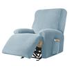 Silver Fox Velvet Solid Color Split Chivas Sofa Cover Elastic Chair Cover All-inclusive Velvet Massage Recliner Protective Chair Cover
