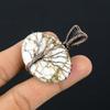 Tree Of Life Wild Horse Gemstone Copper Wire Wrap Handmade Pendant Jewelry Gift For Woman