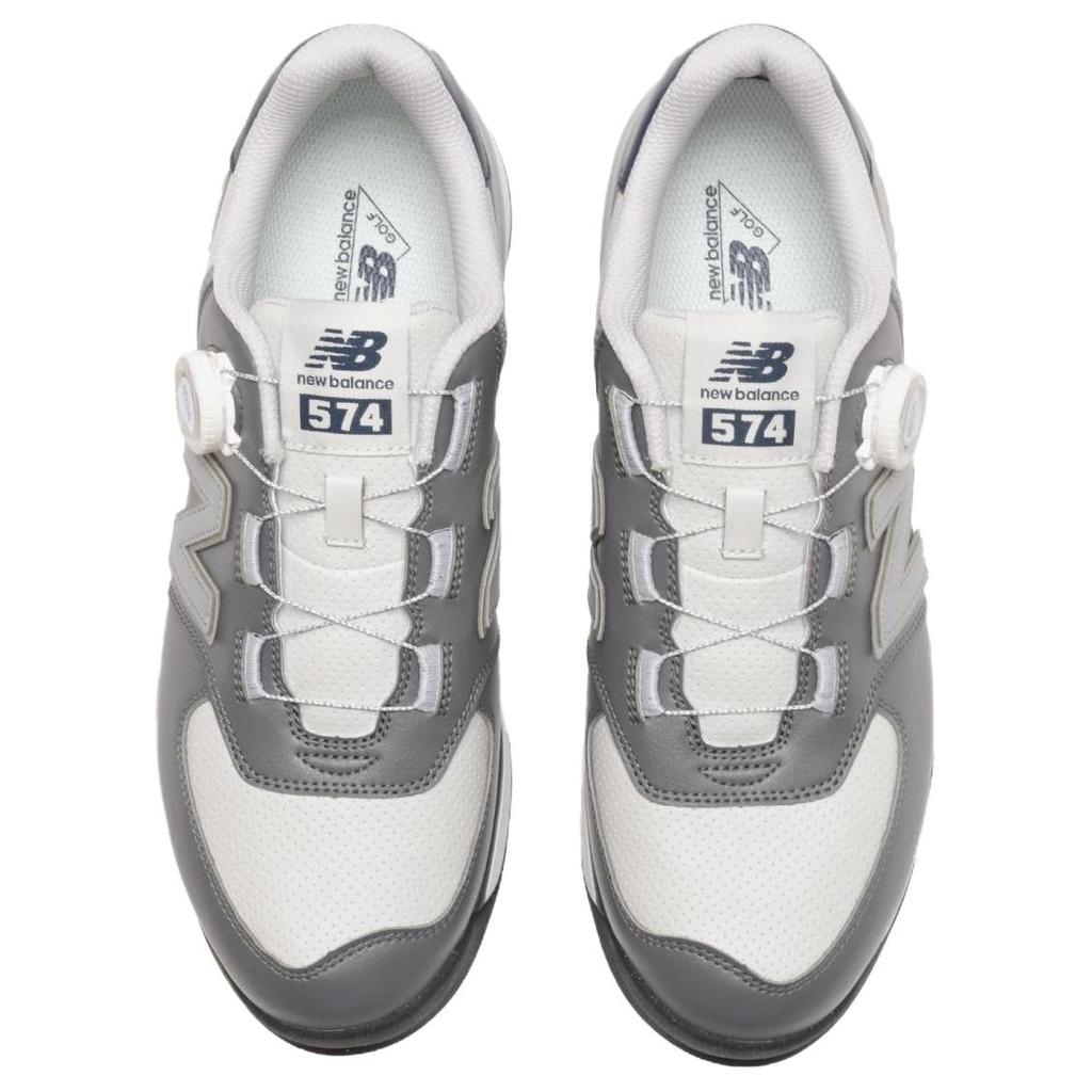 New Balance NB 574 Дышащие обувь для гольфа Унисекс Серый UG574BJ4