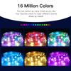20M 200LEDs USB LED Light String 5V RGBIC Dream Color LED Strip Tape Bluetooth Addressable Fairy Lights For Christmas Decor