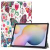 Чехол-книжка из искусственной кожи для планшета Samsung Galaxy Tab S7 Plus 12,4 дюйма SM-T970 SM-T975 SM-T976 с магнитной защитой и складной подставкой