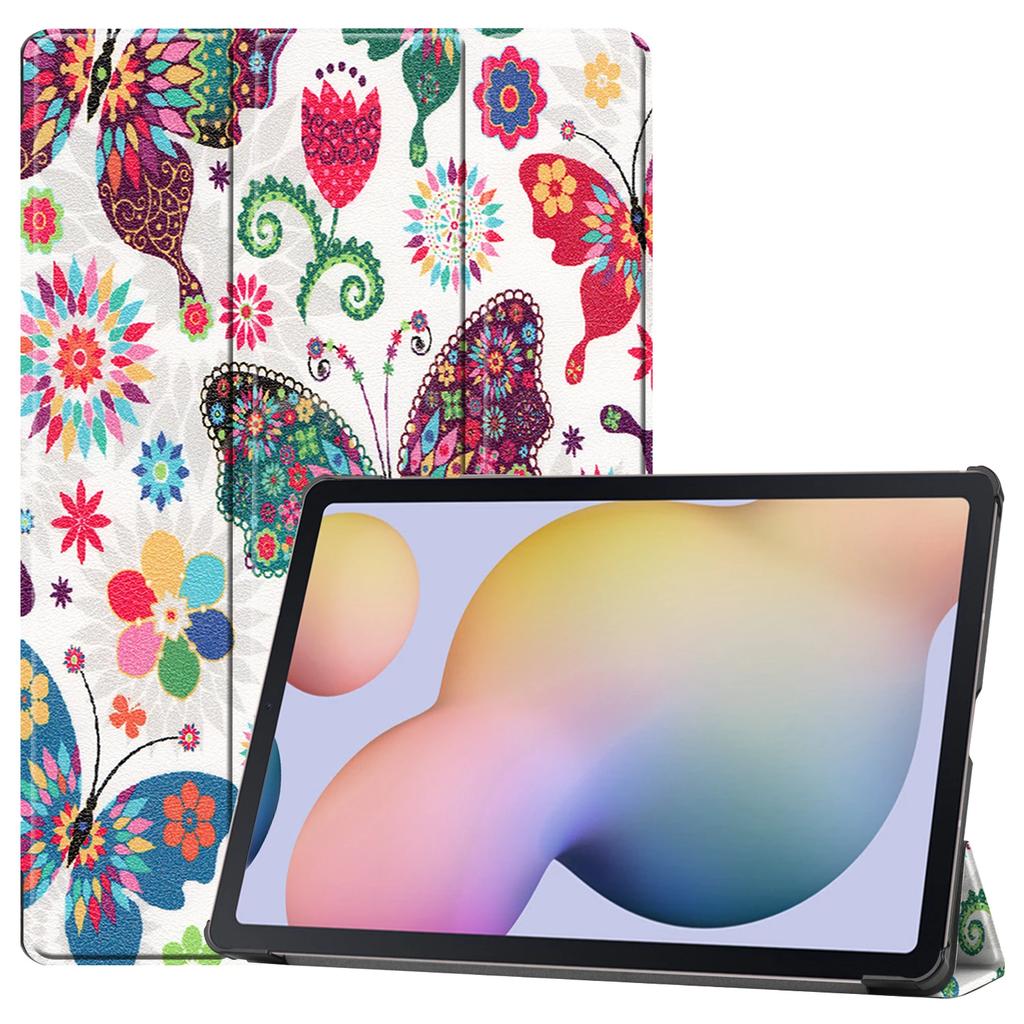 Чехол-книжка из искусственной кожи для планшета Samsung Galaxy Tab S7 Plus 12,4 дюйма SM-T970 SM-T975 SM-T976 с магнитной защитой и складной подставкой