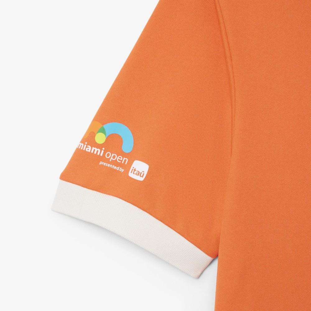 [Lacoste] Men's Miami Open Open Collar Short-Sleeve Polo Shirt DH0434-56G5QP
