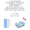 Girls Princess Shoes Toddler Blue Glitter Crystal Winter Fleece Bow Dress