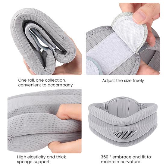Мягкий пенный шейный бандаж для облегчения боли и поддержки, регулируемый шейный воротник, защита шеи, обертывание для женщин, мужчин, для снятия давления на позвоночник
