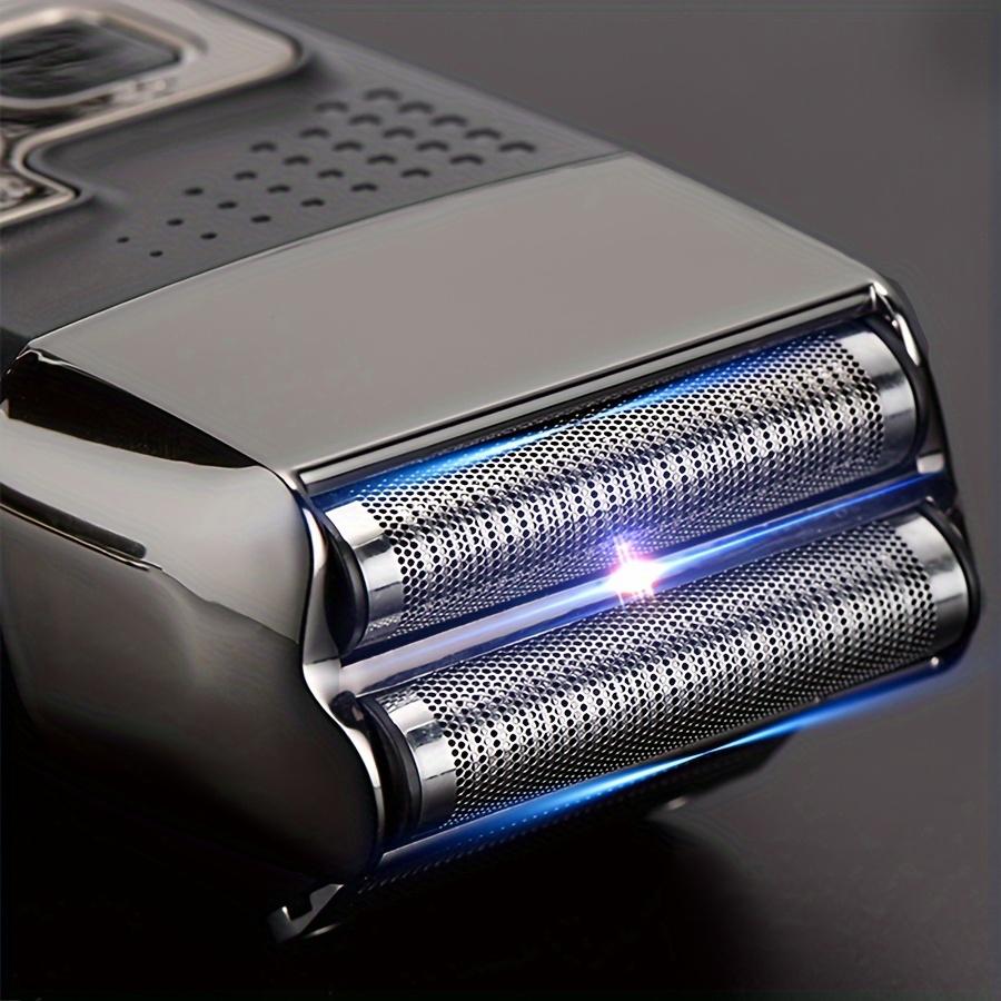 Men's Shaver Cordless Electric Rechargeable Shaver Trimmer Razor Double-blade Beauty Shaver Cordless USB Rechargeable Reciprocating Shaver