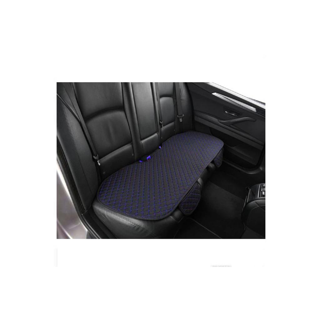 Подушка для автомобильного сиденья спереди и сзади, комплект из 3 предметов, придает стиль вашему автомобилю Черная ткань Черный