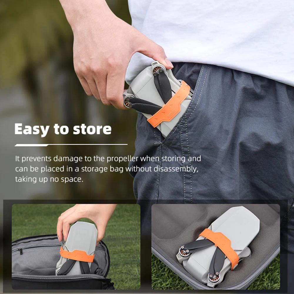BRDRC Держатель пропеллеров для DJI Mini 4K/Mini 2 SE/Mavic Mini Дрон Стабилизатор крыльев Кронштейн Крепление лопастей Защитная базовая деталь