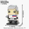 MOOXI Серия Моделей BrickHeadsed Набор MOC Кирпичи Модель Фигурки Действия Взрослые Конструкторы Детские Образовательные Игрушки Для Детей Подарок