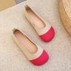 Spring Summer New Women Casual Shoes Breathable Knit Ladies Round Toe Flat Shoes Loafers Womens Scoop Shoes