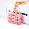 Creative Drip Oil Diamond Handbag Keychain Pendant Gift for Ladies