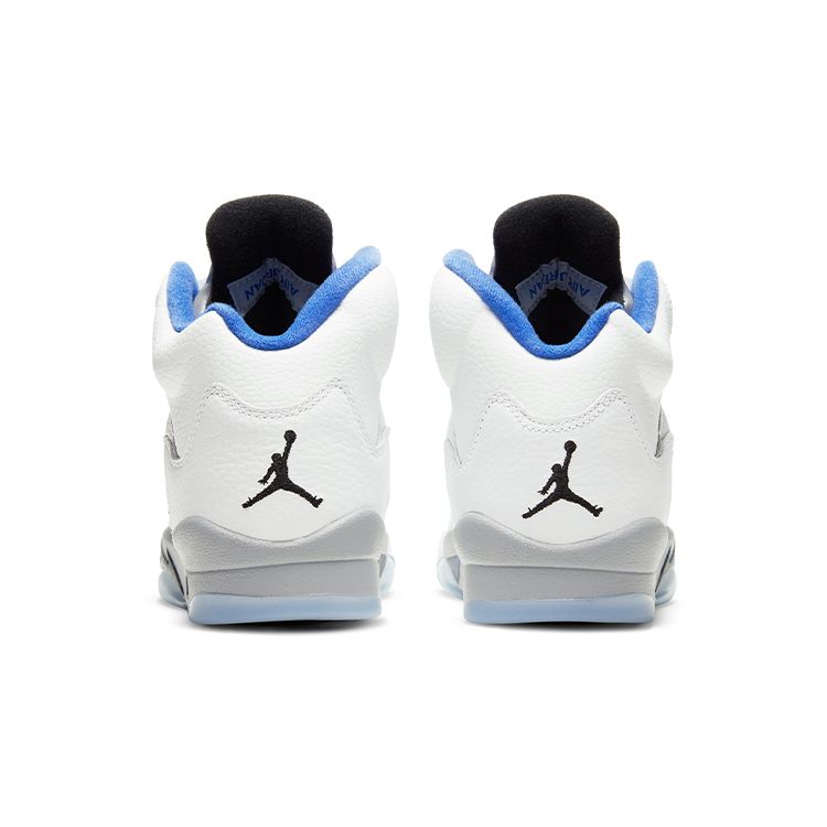 Детские кроссовки Air Jordan 5 Retro GS Stealth 2.0 Белый Черный Hyper-Royal 440888-140