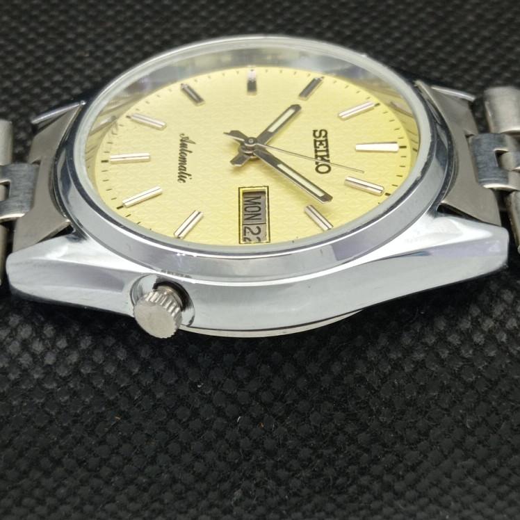 ВОССТАНОВЛЕННЫЕ ВИНТАЖНЫЕ SEIKO 5 АВТОМАТИЧЕСКИЕ 7009A ЯПОНИЯ МУЖСКИЕ ЧАСЫ D/D 593c-a314874-2