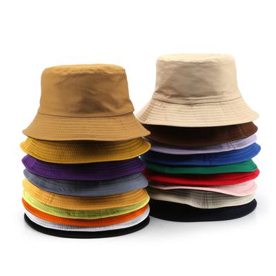 Двусторонняя хлопковая шляпа-ведро с двумя боковыми сторонами, рыбацкая шляпа, унисекс, простая кепка-боб, хип-хоп, горрос, мужская и женская панамская кепка, пляжная рыбалка, шляпа от солнца Boonie