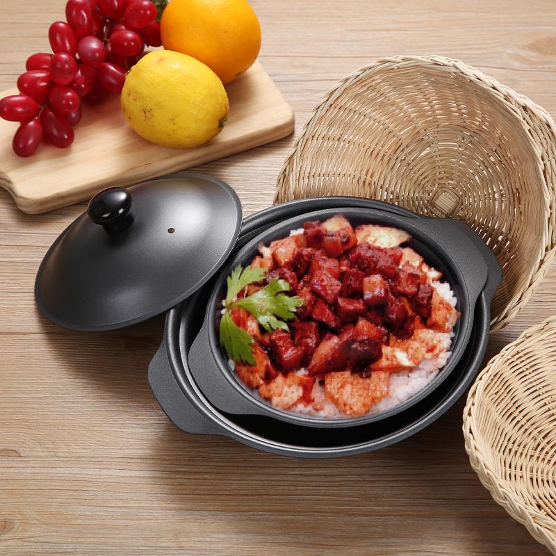 Глиняный горшок Huang Men Ji - Чугунный горшок для риса и курицы, Горшок для хрустящего риса, Жаропрочный хот-пот