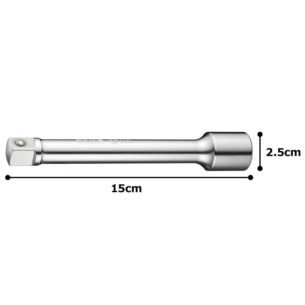 TONE Extension Bar 321 Drive Angle Total Length 150mm 12.7mm (1/2")