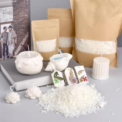 Частицы натурального соевого воска Хлопья воска для свечей Бездымные ароматические свечи ручной работы Сырье для изготовления