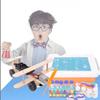 Kids Diy Wooden Assembly Gliding Airplane Material Kit For Science Experiment Model