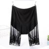 Safety Shorts For Women Summer Plus Size 5XL Solid Color High Waist Boxers Panties Sexy Lace Anti Chafing Pants