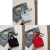 Street Style Nylon Square Bag For Women Teen Fashion Lightweight Crossbody Bag With Stitching Detail