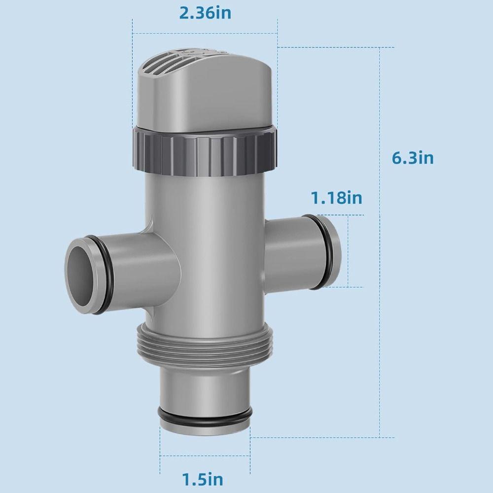 Universal Hose Plunger Valve Easy Installation Pool Replacement Valve Pool Plunger Valve