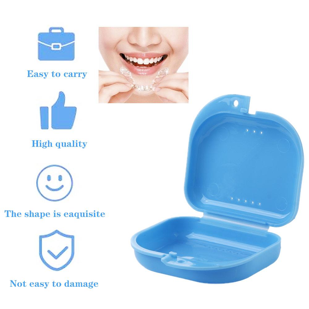 Care Tooth Orthodontic Fake Teeth Case Denture Storage Box Mouth Guard Container Dental Organizer