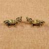 1 Pair Pure Copper X Zodiac Ox Small Ornaments Desktop Ornaments Twisted And Shy To Welcome The Ox Ornaments
