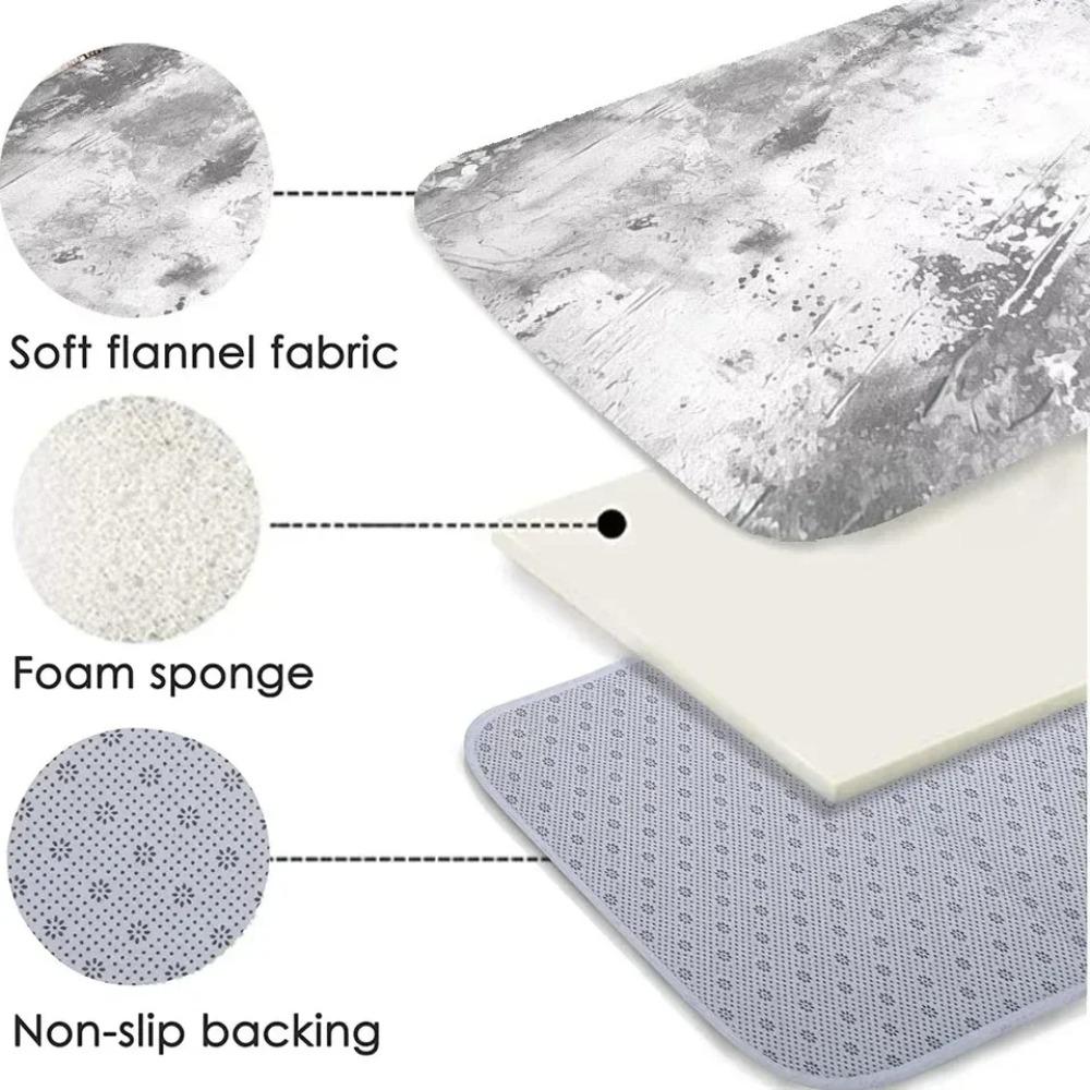 Flannel Printed Spiral Staircase Rug 3D Art Design Soft Fleece Floor Mat Living Room Carpet Modern Decor Illusion Rugs