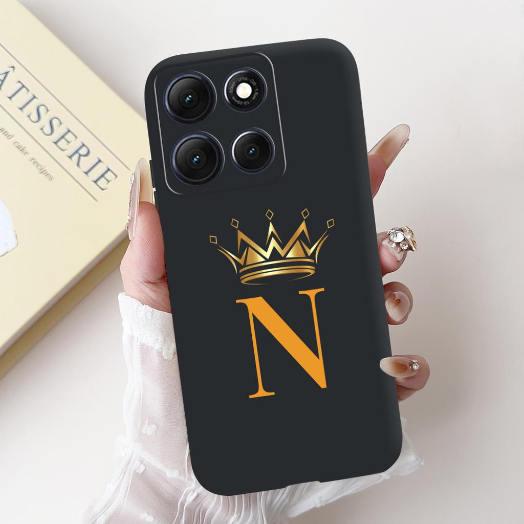 Чехол-бампер для Motorola Moto G86 Power Чехол для MotoG86 G 86 Power С рисунком букв Ударопрочный Мягкий силиконовый Чехлы для телефона Задняя крышка