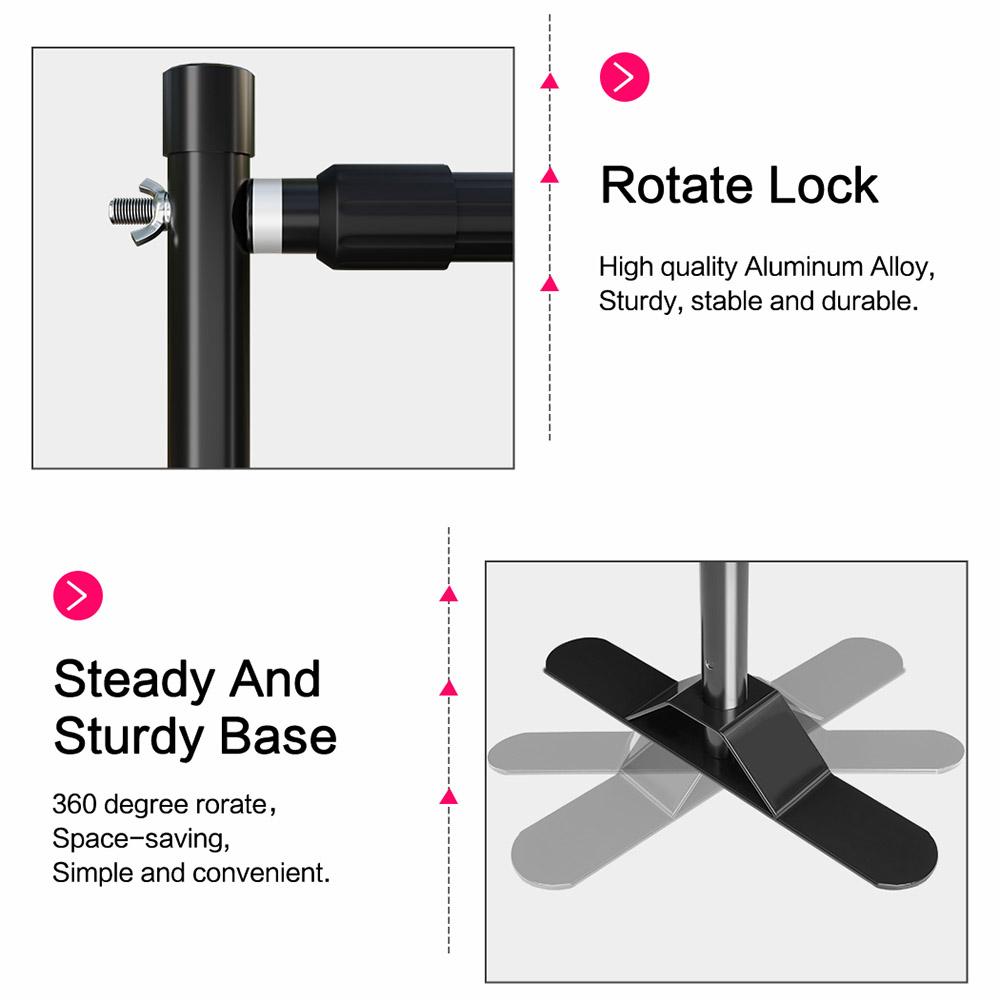 Andoer 2,4*3 метра/7,9*10 футов система поддержки фона для студийной фотографии из алюминиевого сплава