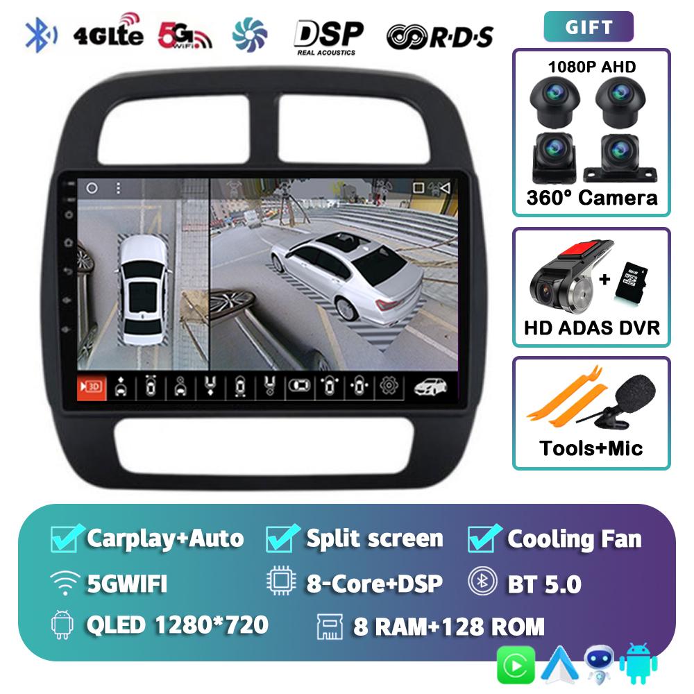 Для Renault KWID K-ZE Dacia весна 2015-2019 Android 14 Carplay Auto WIFI+4G автомобильное радио мультимедиа видеоплеер GPS 2din стерео