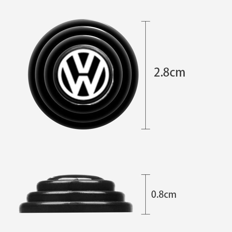 2026 Hot Car Silicone Door Shock Absorber Soundproof Buffer Pier For VW Volkswagen Golf Polo Passat Jetta Interior Mouldings EFDX-H573 zs4