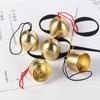 Мини Металлические Латунные Колокольчики Чистый Звук Утолщенный Рождественский Дверной Звонок Громкий Мини Музыка Ветра Праздничное Украшение Подвеска