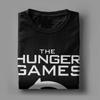 Повседневная футболка с логотипом «Голодные игры», мужская футболка с круглым вырезом из чистого хлопка, футболки с коротким рукавом, летняя одежда