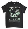 Новая черная футболка Silent Hill 2, Игровая футболка в жанре хоррор-выживание