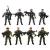 8 шт./компл. SWAT, военная армейская фигурка, игрушки для мальчиков, боевая игра, подвижные суставы, военные солдаты, модель игрушки для детей, подарки