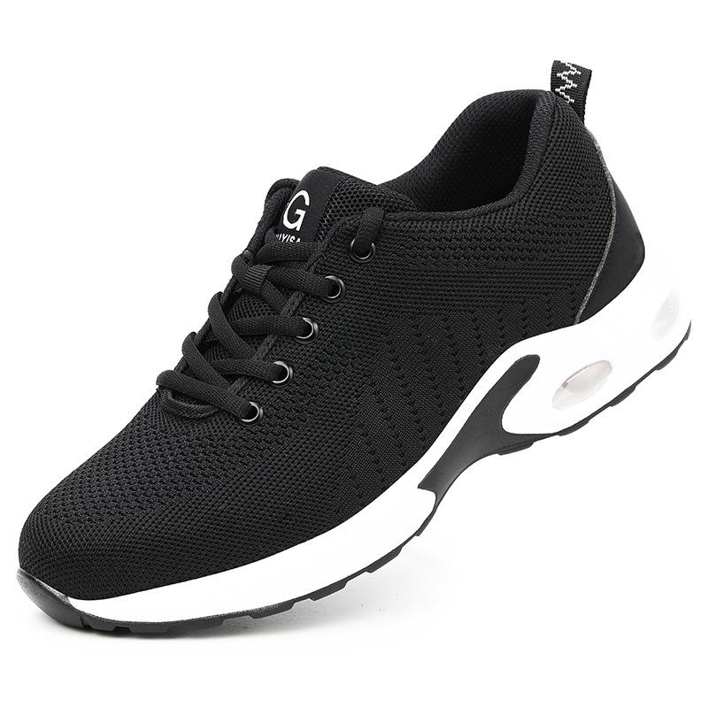 Safety Shoes Men Steel Toe Indestructible Shoes Anti-puncture Work Sneakers Breathable Sefety Work Boots Men Footwear Plus Size